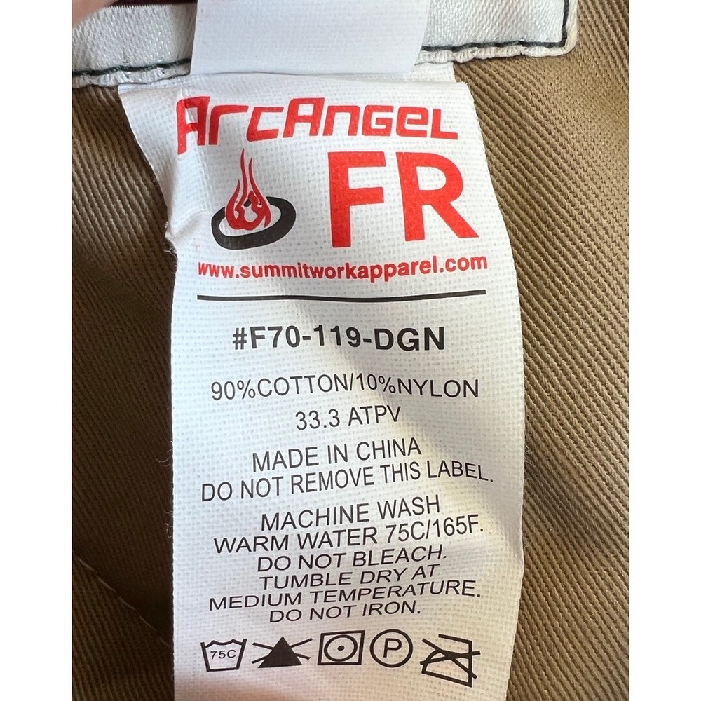 Summit Work Apparel Flame Resistant Fire Zero Hrc… - image 7
